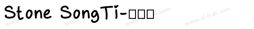 Stone SongTi字体转换